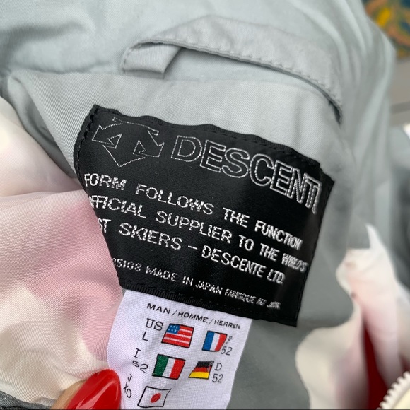 DESCENTE Quarter Zip Men’s Windbreaker Jacket Size Large EUC - Picture 8 of 11